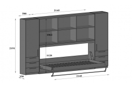 Антресоль для шкаф-кровати Strada